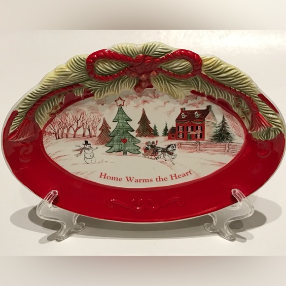 Fitz And Floyd Christmas Plates